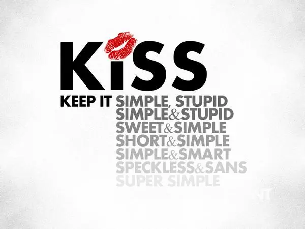 KISS - restez simple et stupide
