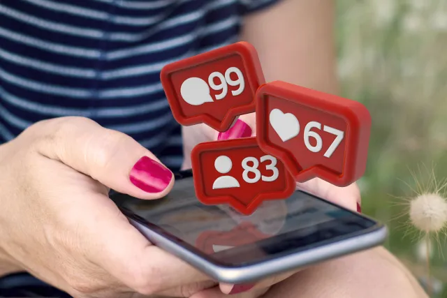 curtidas de mídia social em marketing de afiliados