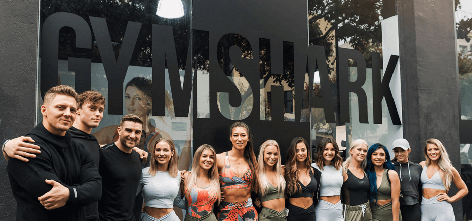 Gymshark 인플루언서 팀
