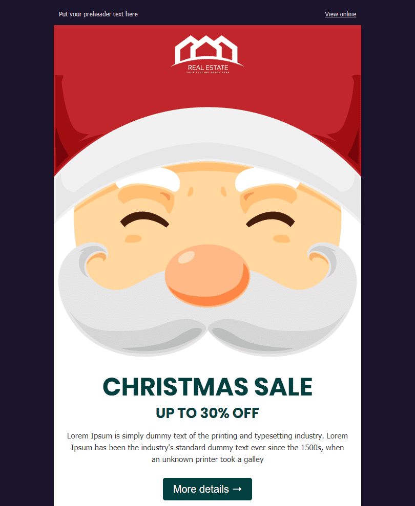 簡單的聖誕模板