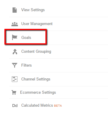 谷歌分析儀表板內的目標 Goals inside Google Analytics Dashboard