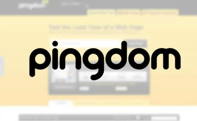 Тестер скорости веб-сайта Pingdom Pingdom Website Speed Tester