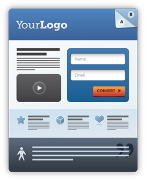 landing page design example