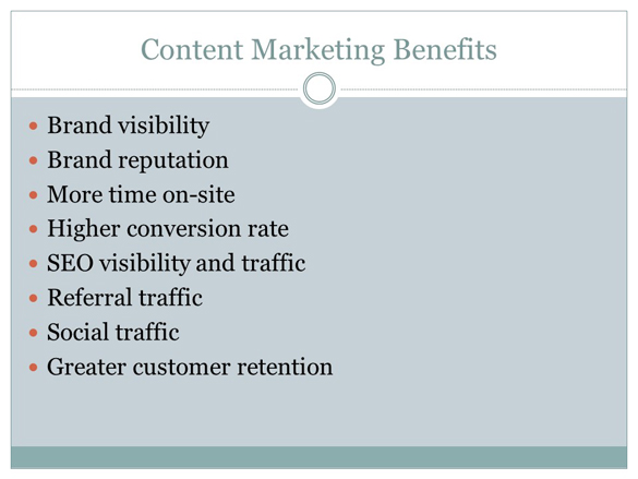 avantages du marketing de contenu content marketing benefits