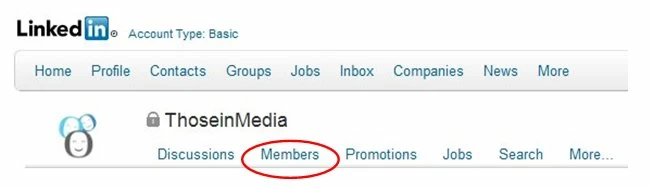 LinkedInグループメンバー LinkedIn Group Members