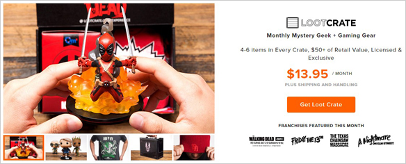 yağma kutusu Lootcrate