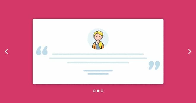 ตัวเลื่อนคำรับรอง A Testimonials Slider