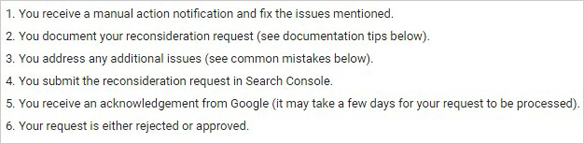 Use a reconsideration request to lift a penalty Use a reconsideration request to lift a penalty