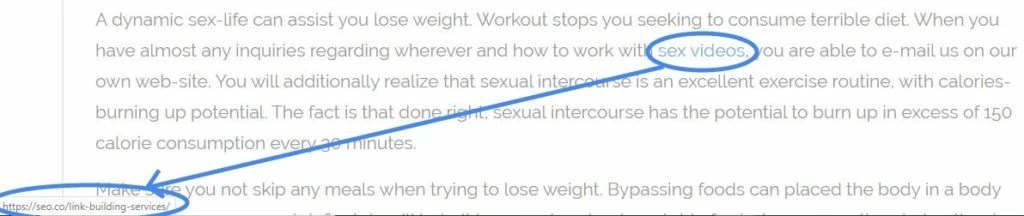 What are spam backlinks