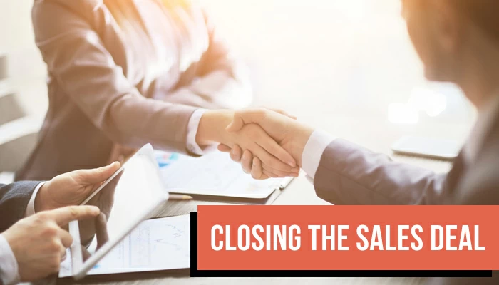 Conclusion de l'accord de vente