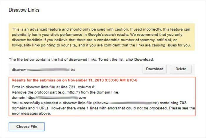 Googleでリンクを否認する方法