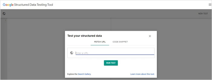 谷歌结构化数据测试工具