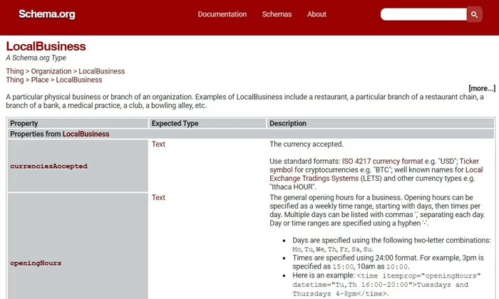 Schema.org 和 Schema 标记