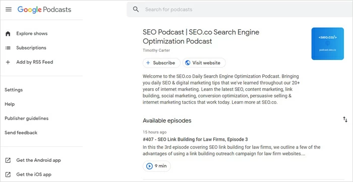 Podcast SEO.co
