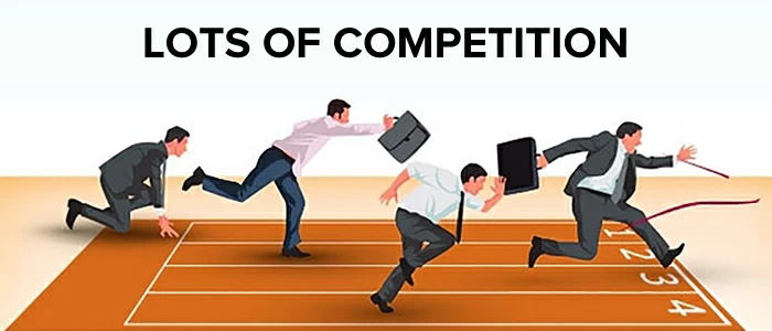 Beaucoup de concurrence