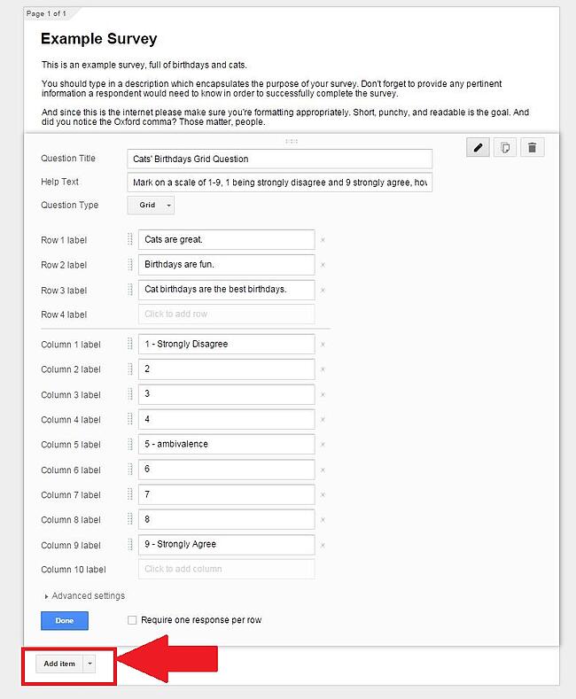 添加项目 - 添加问题