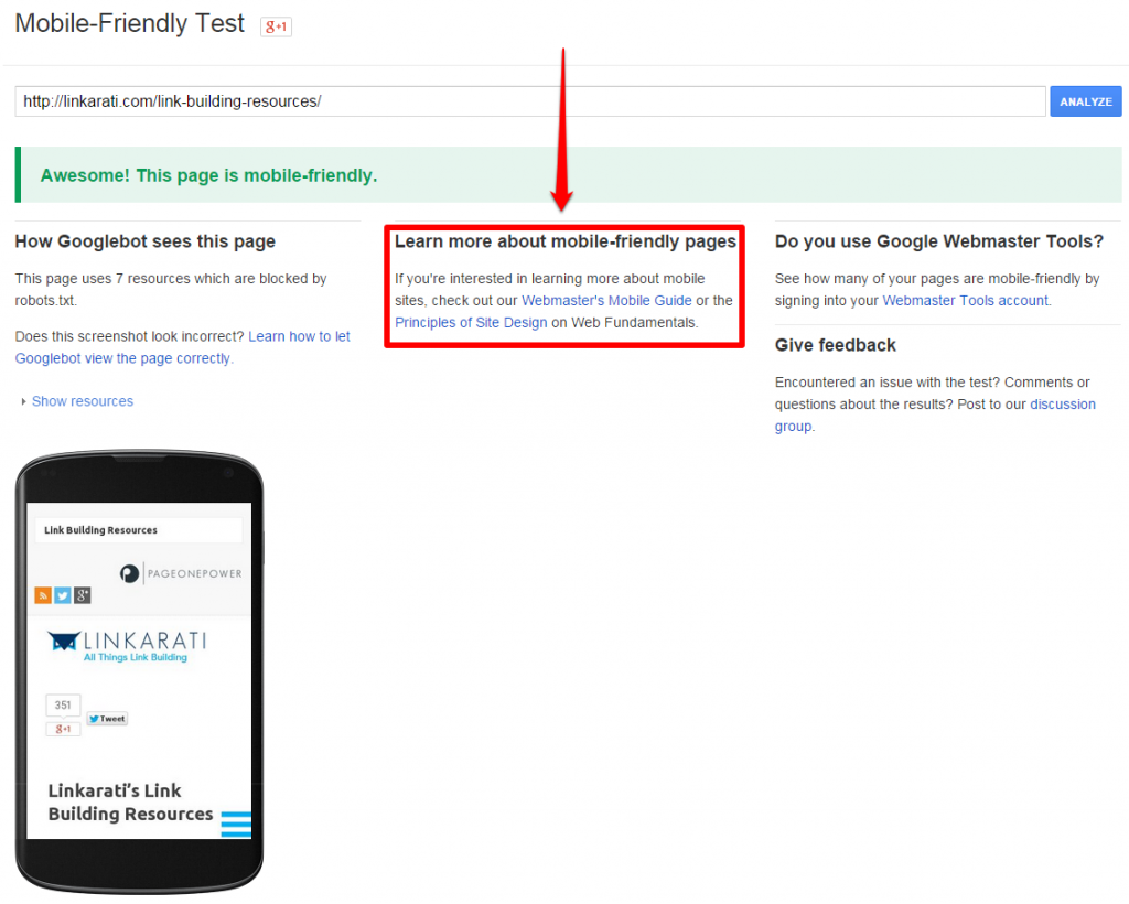 移动测试 LBRP 结果 更多谷歌资源