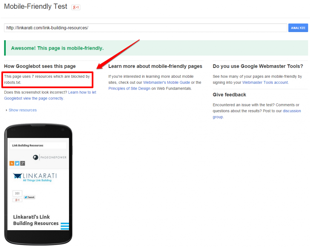 移动测试 LBRP 结果阻止资源