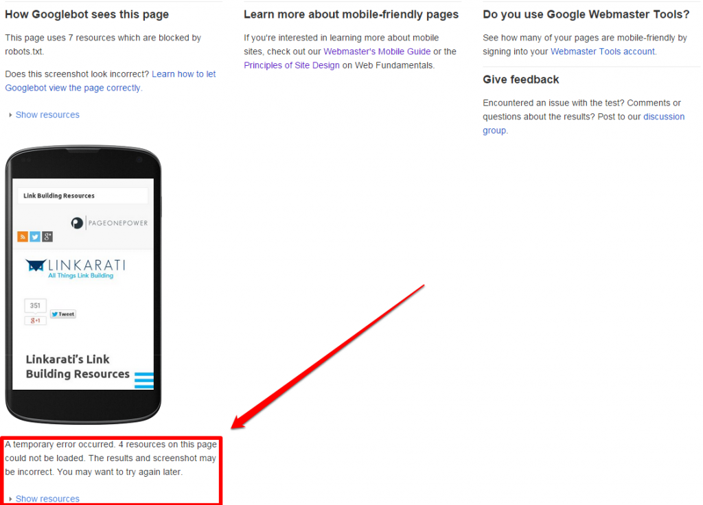 手机下方的移动测试 LBRP 结果,带盒子