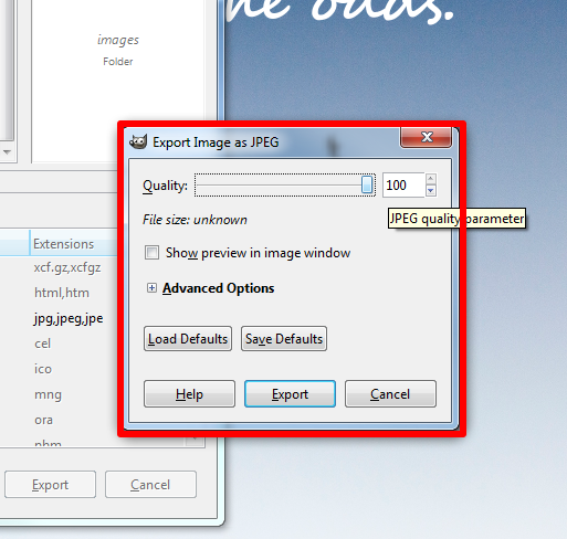 Exporter la capture d'écran