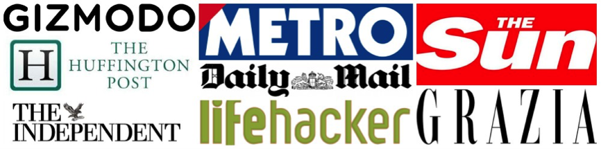 collage de placements de publication