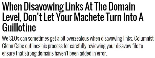 Mention du profil URL de Glenn Gabe