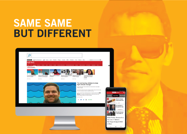 Semelhantes mas diferentes