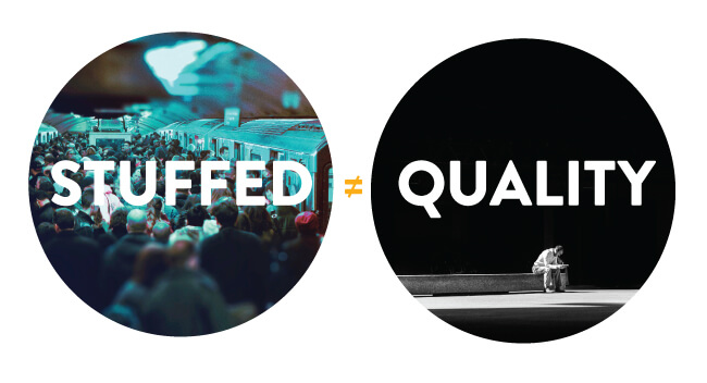 Umplutul nu este egal cu calitatea