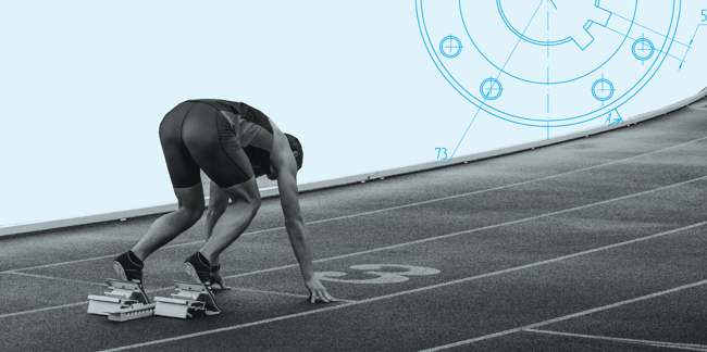 Suivre l'image de l'athlète