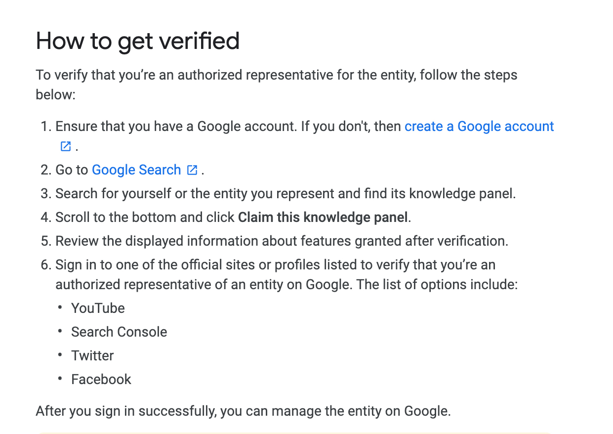Cara mendapatkan petunjuk terverifikasi