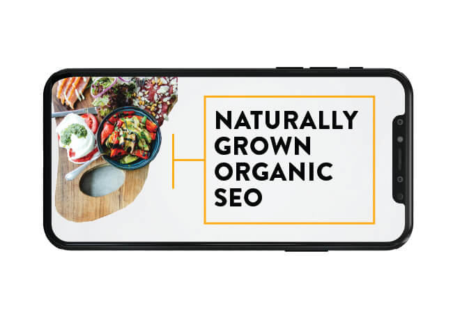 Immagine SEO organica coltivata naturalmente