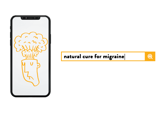 Cura naturale per l'immagine dell'emicrania