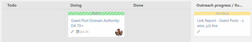 Étude de cas - Tâche en cours