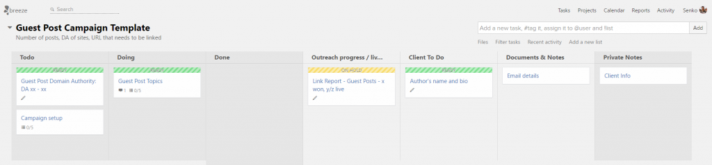 Créer un projet à partir d'un modèle