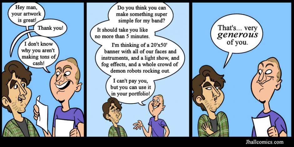 Bande dessinée cliente