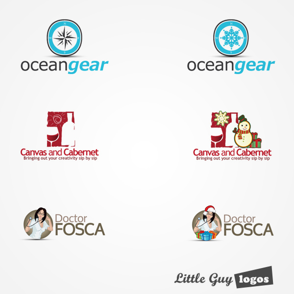 휴일 테마 로고 예