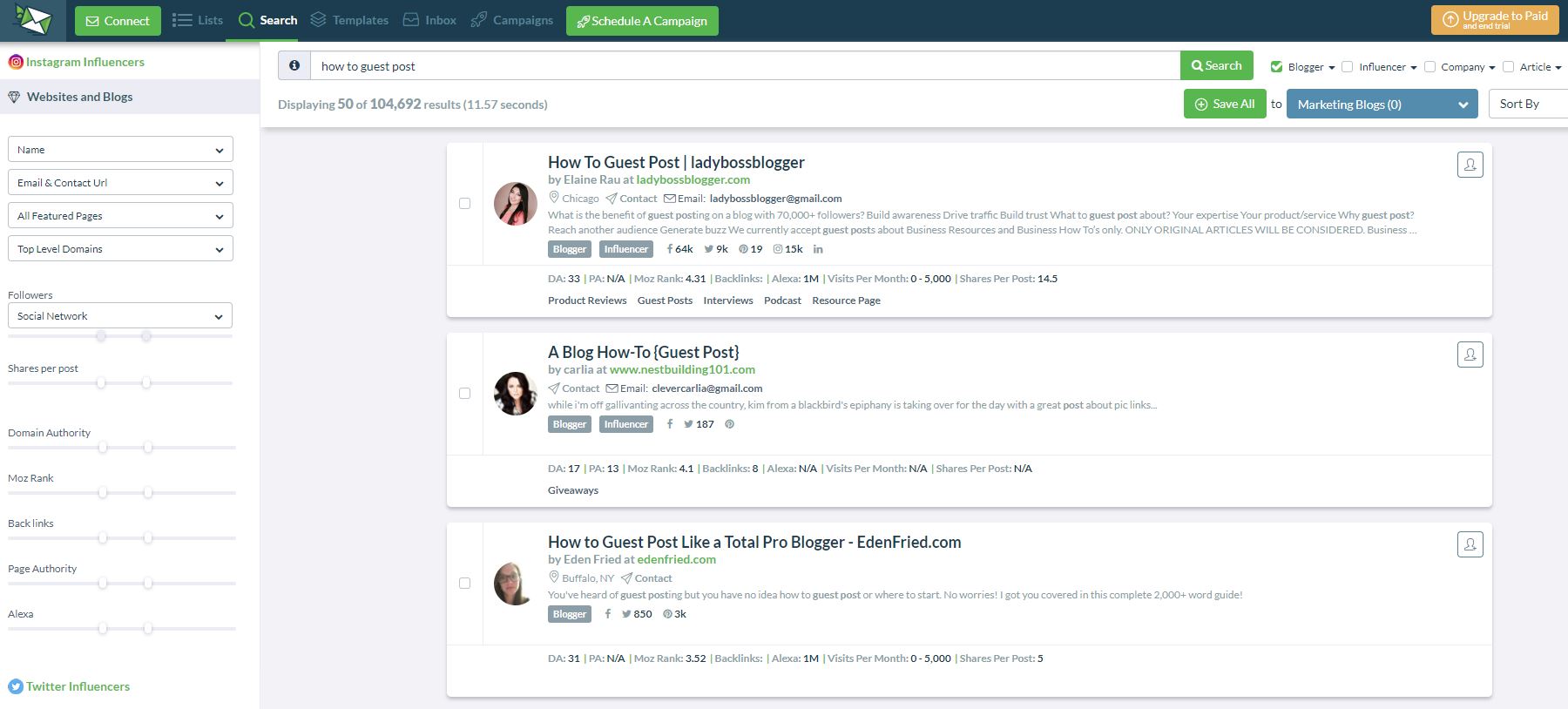 忍者外展機會搜索