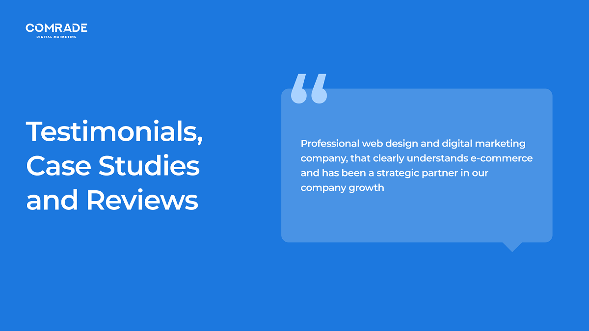 شهادات ودراسات حالة واستعراضات b2b