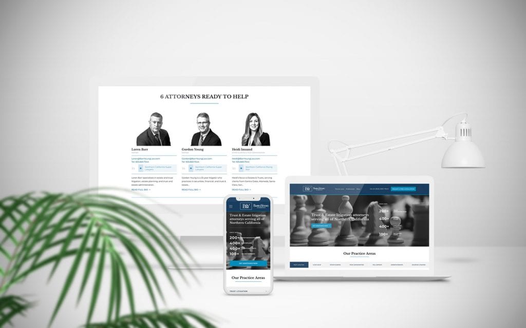 Web design compétitif pour les avocats