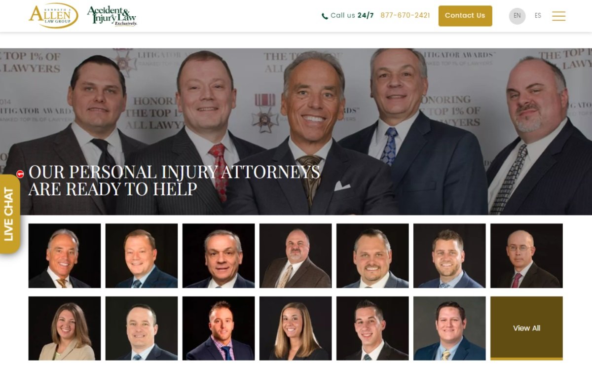 人身傷害法のウェブサイトメディア