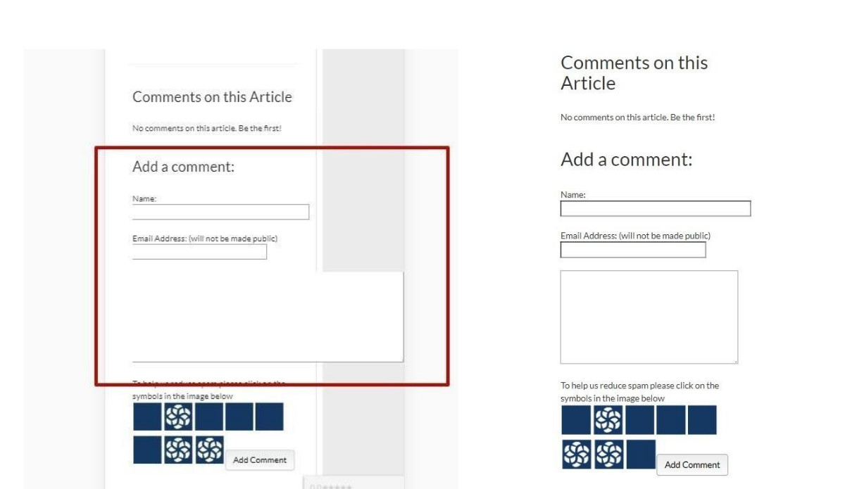 광범위한 콘텐츠 문제