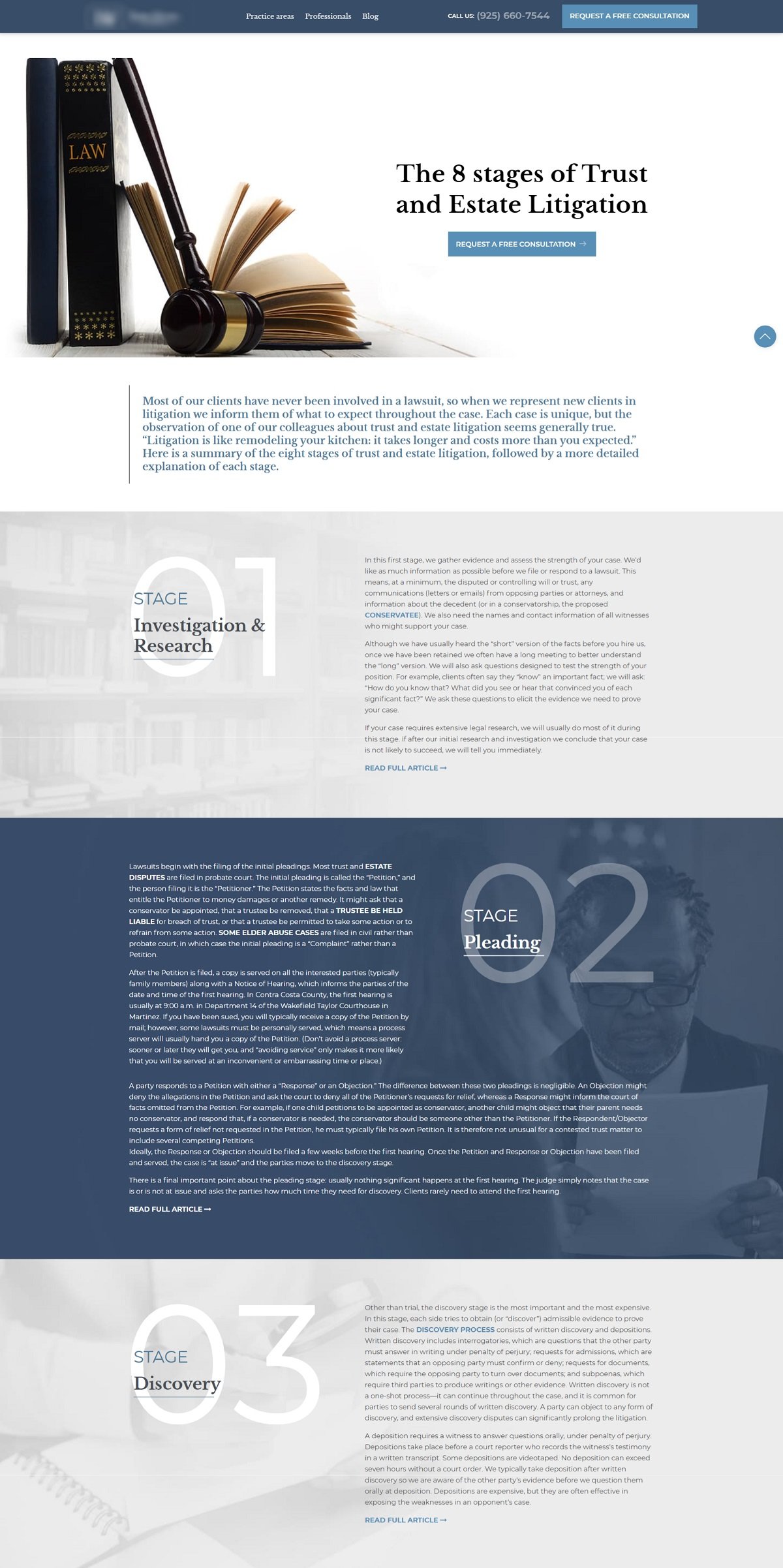 法律事務所のブログの長い形式のコンテンツ