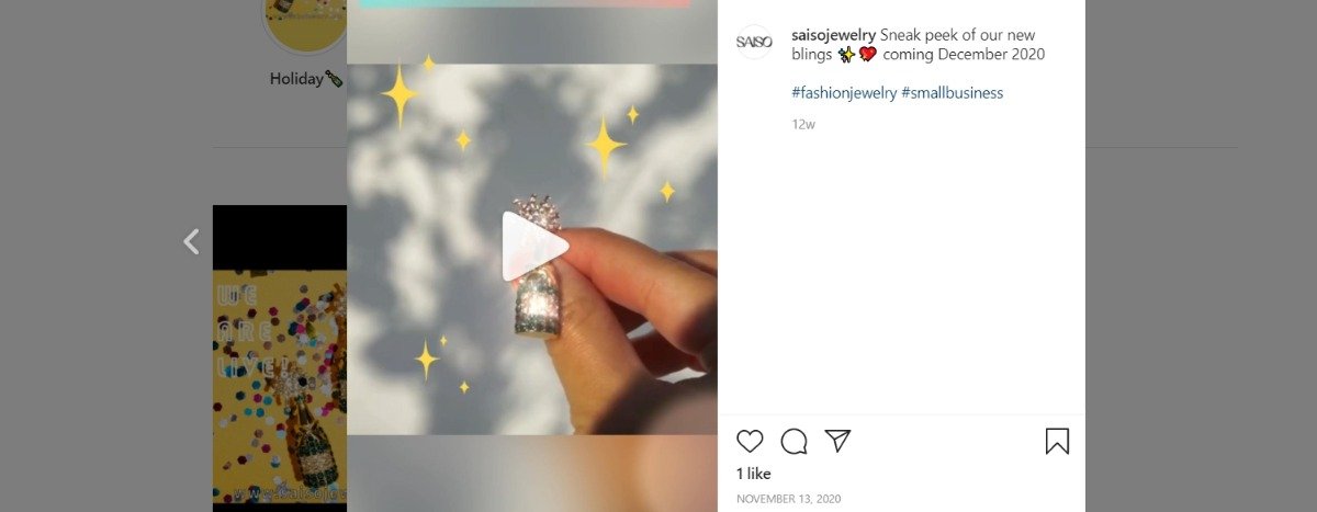 Instagramのビデオリール