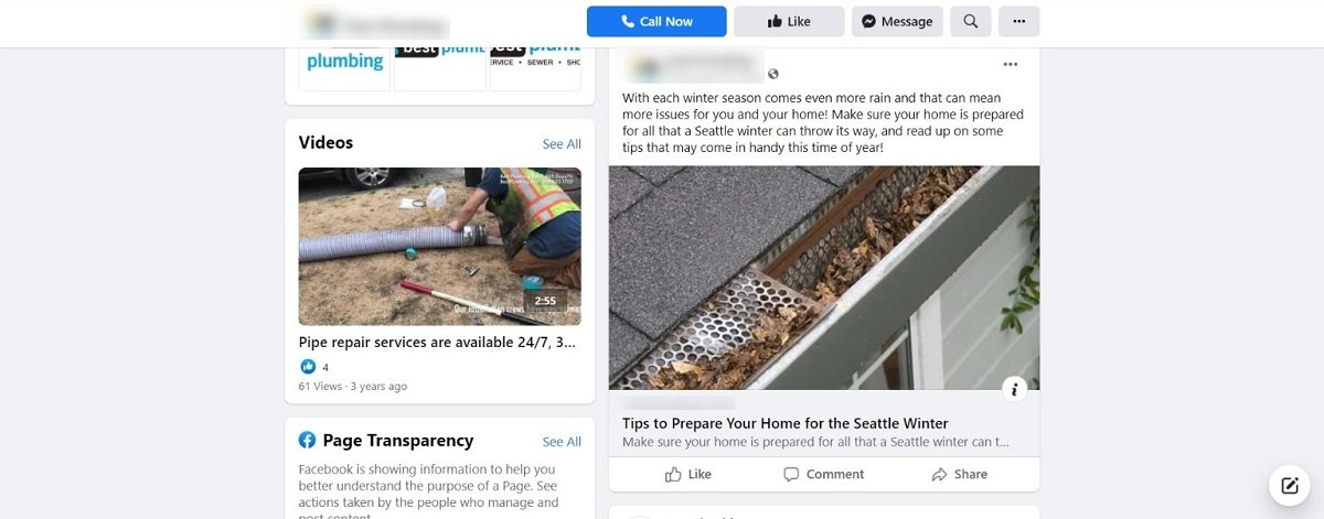 сантехническая компания facebook