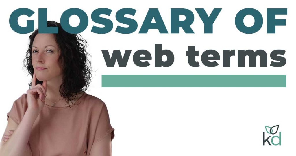 Glossaire des termes Web