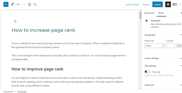 Dodaj blok do WordPress