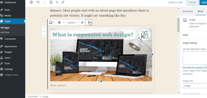 Blok wielokrotnego użytku w WordPress