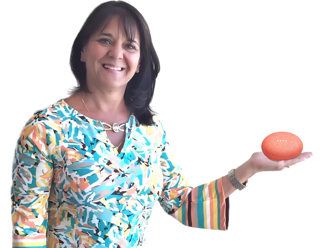 Wyszukiwanie głosowe – Google Mini – Bernadette Coleman