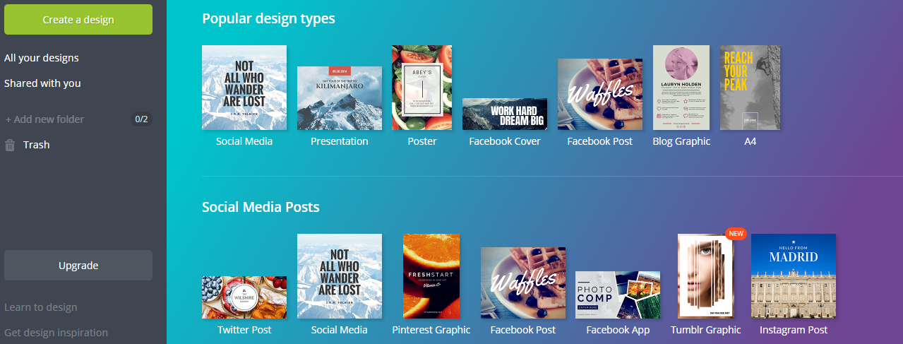 디자이너가 아닌 사람을위한 9 가지 필수 디자인 도구 | 오늘날의 소셜 미디어