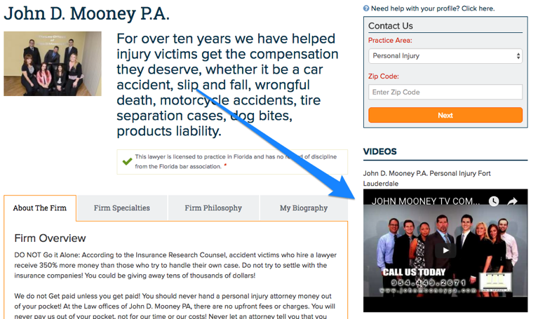 改善 nolo 律師檔案